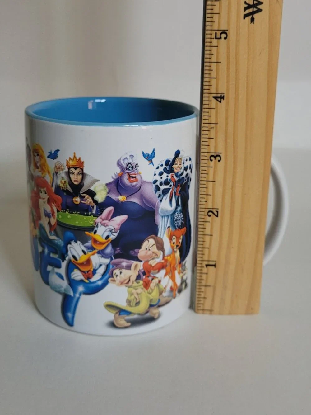 Jerry Leigh Disney Characters Coffee Mug Blue Inside Retro Disney